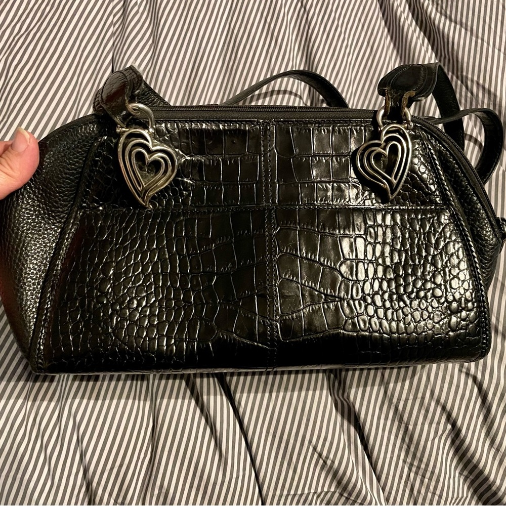 Black leather Brighton purse